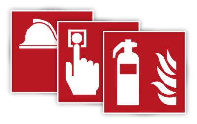Fire safety symbols